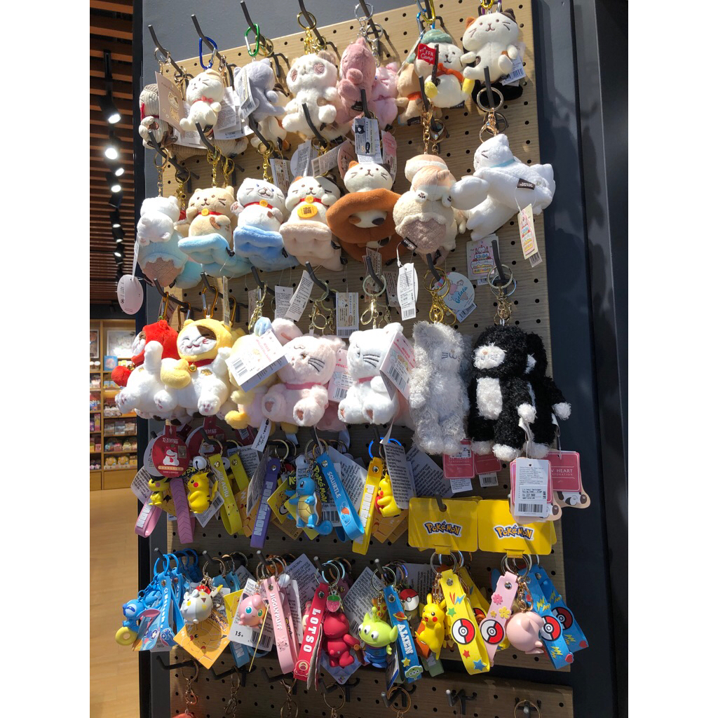[JASTIP M&G LIFE] Gantungan Tas Bag Charm Hewan Kucing Animal Anjing Buah Lucu