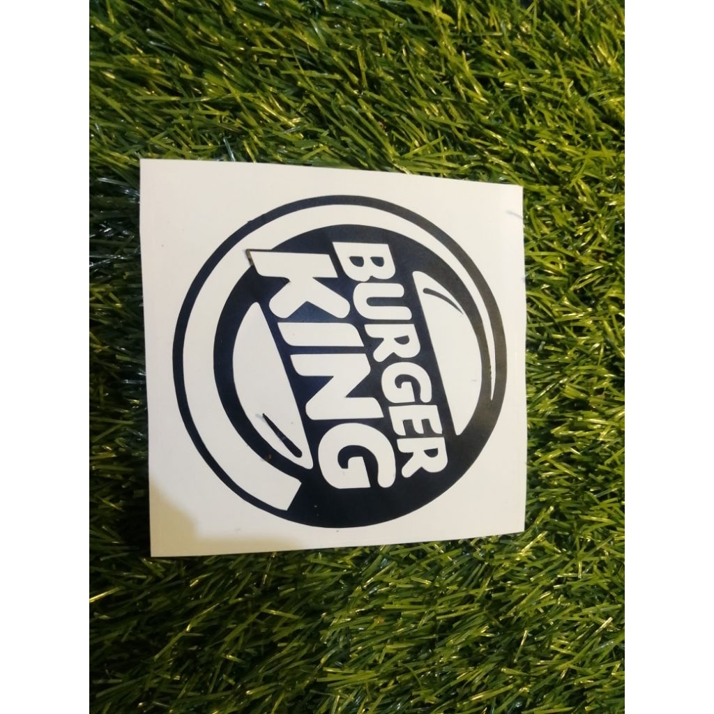 stiker cutting burger king