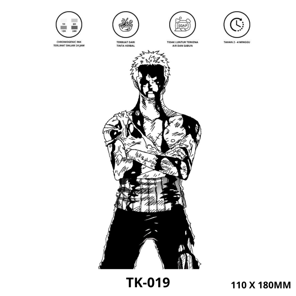 Tattoo One Piece Tattoo Fruit ink Tattoo Temporer Tattoo Temporary