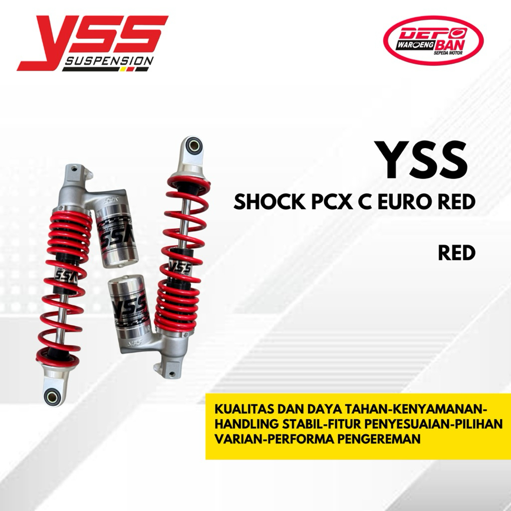 SHOCK PCX C EURO RED YSS ORIGINAL!! NEW!!!