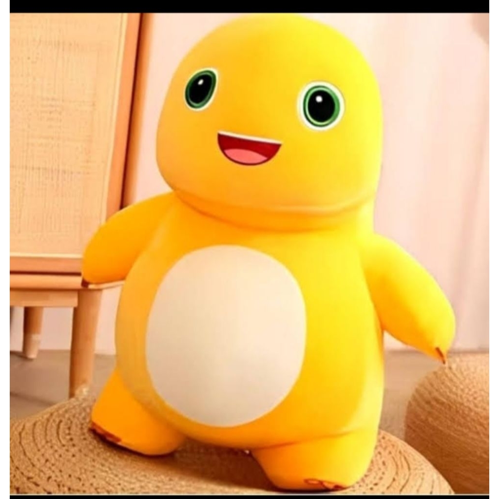 boneka nailong kuning lucu boneka dinosaurus yelvo halus,lembut
