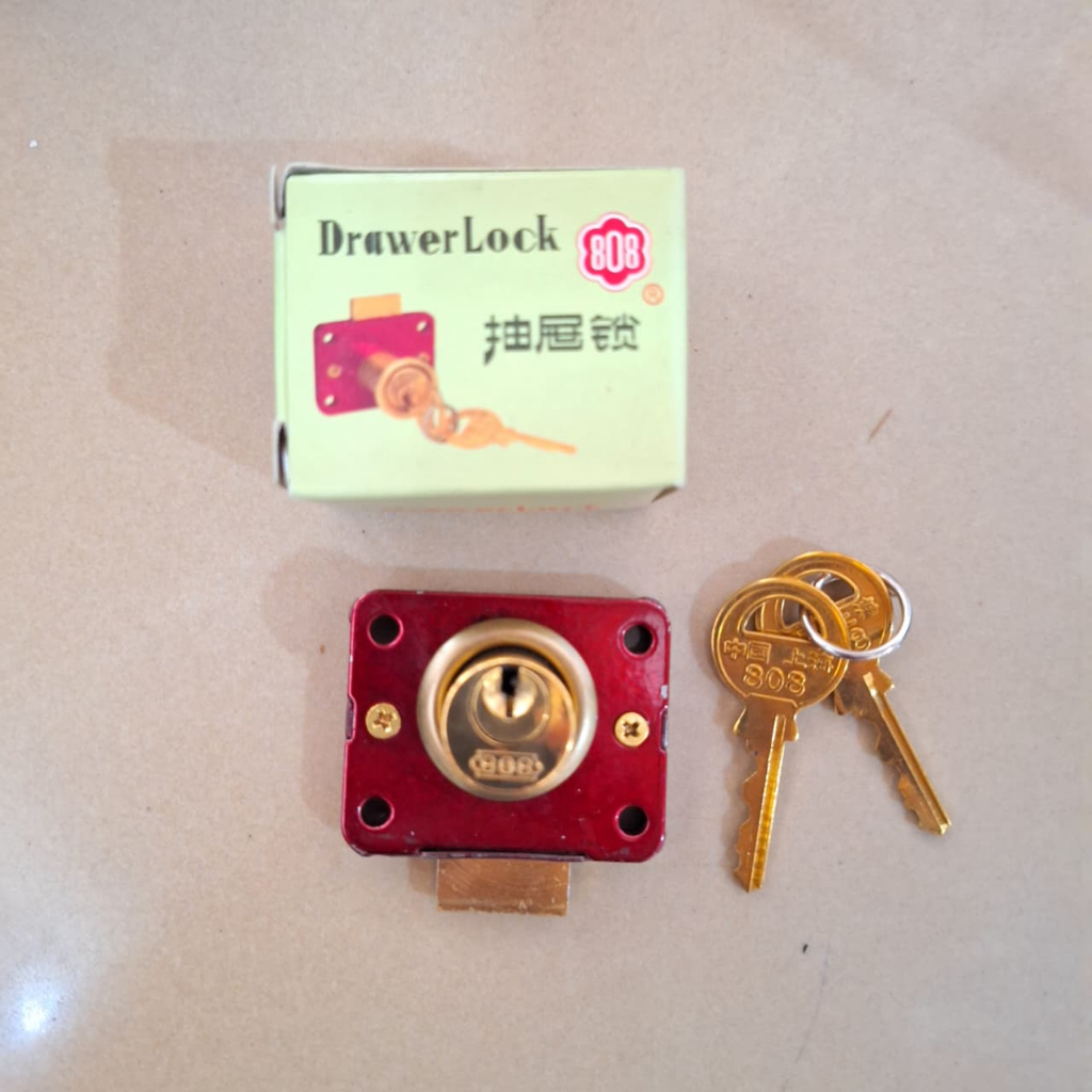 Kunci Drawer Lock 808 HL508P 16 MM 100%  Original (Kunci Laci / Kunci Loker /  Kunci lemari )