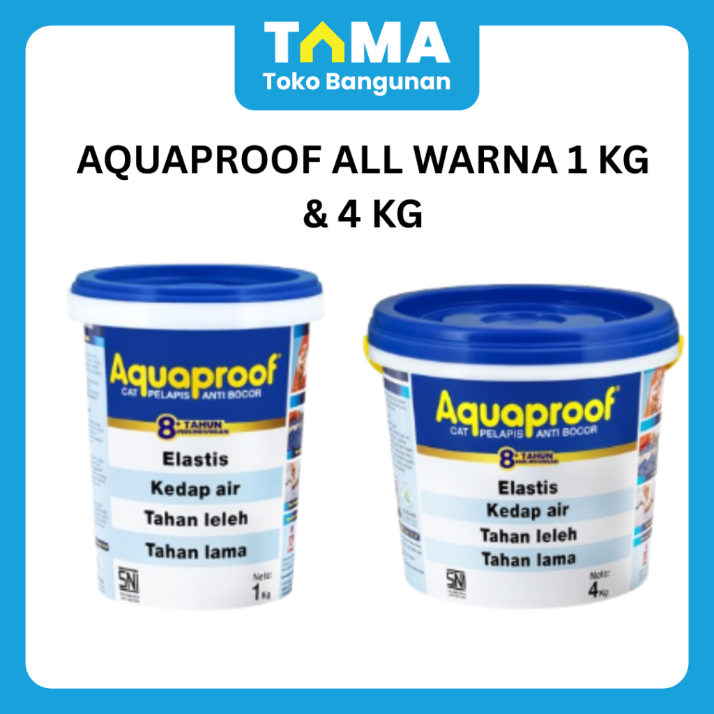 Aquaproof 4kg Anti Bocor Elastis 24 Warna