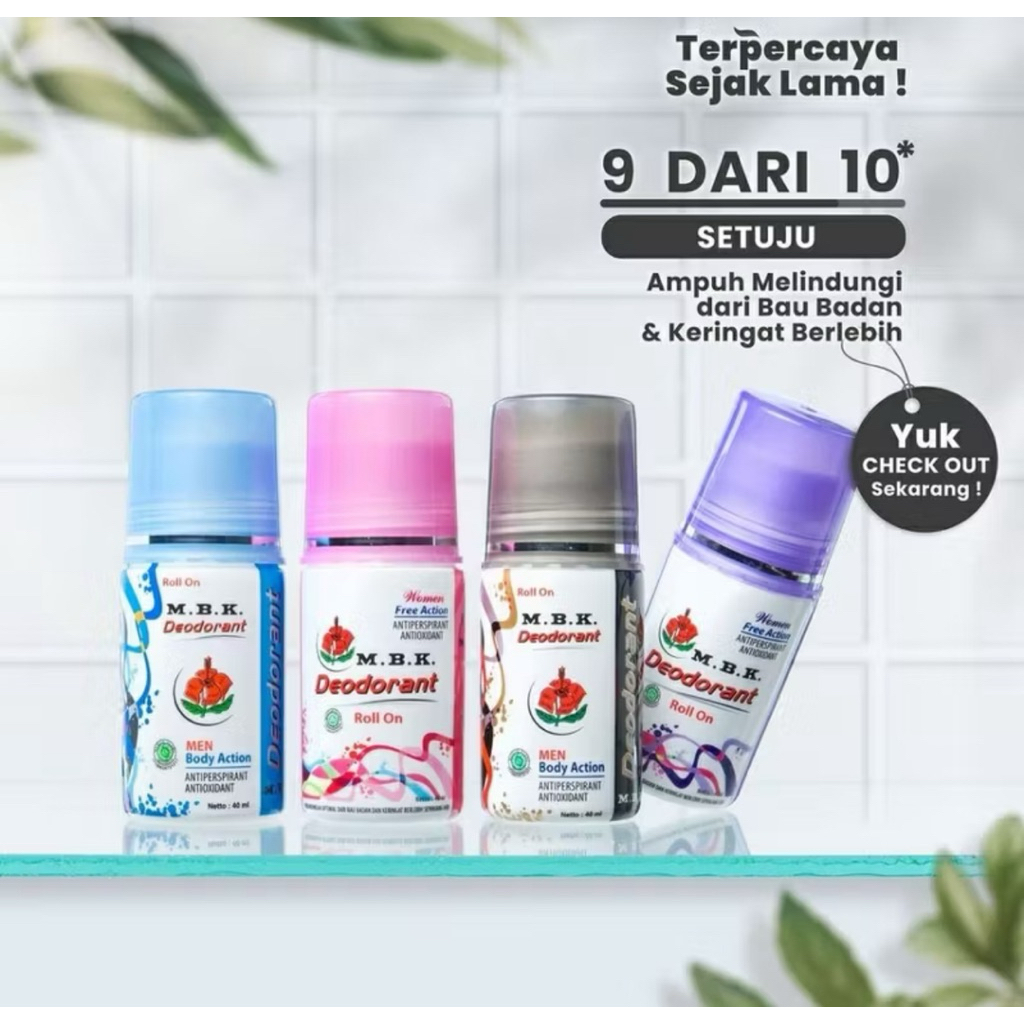 MBK Deodorant Roll On ( 12 pc ) BPOM