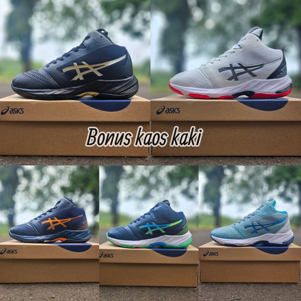 Sepatu Olahraga Volly Pria Terbaru/Sepatu Volly womens/Sepatu Badminton/Sepatu Tenis/Sepatu Lari/Sep