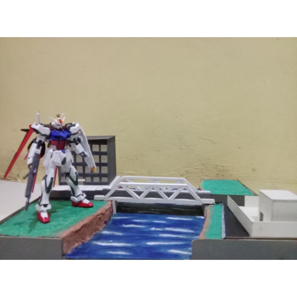Diorama kota untuk gundam hg