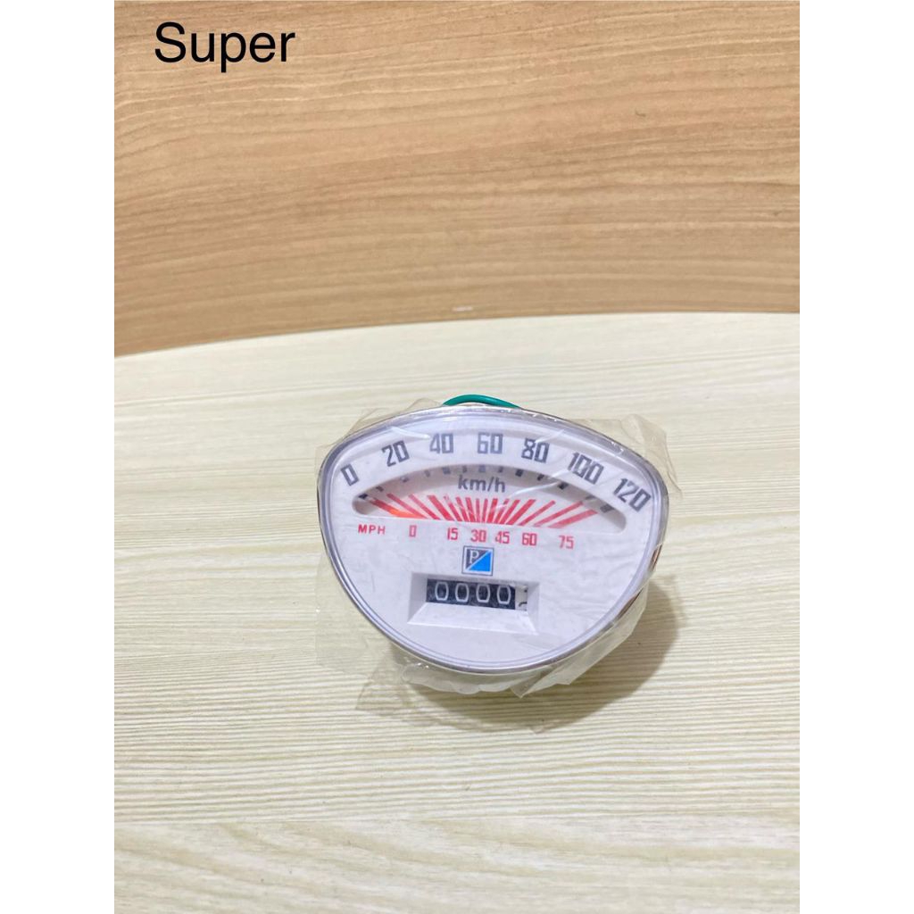 SPEEDOMETER KOMPLIT VESPA SUPER / KILOMETER KOMPLIT VESPA SUPER / KM KOMPLIT VESPA SUPER / KILOMETER
