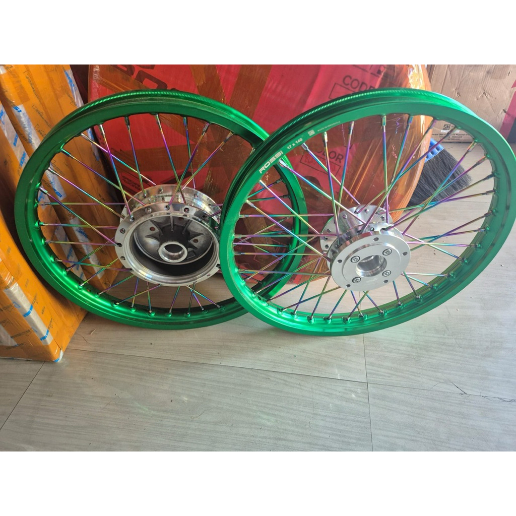 Velg Vixion old m/lama ring 17 uk 140/140 warna hijau
