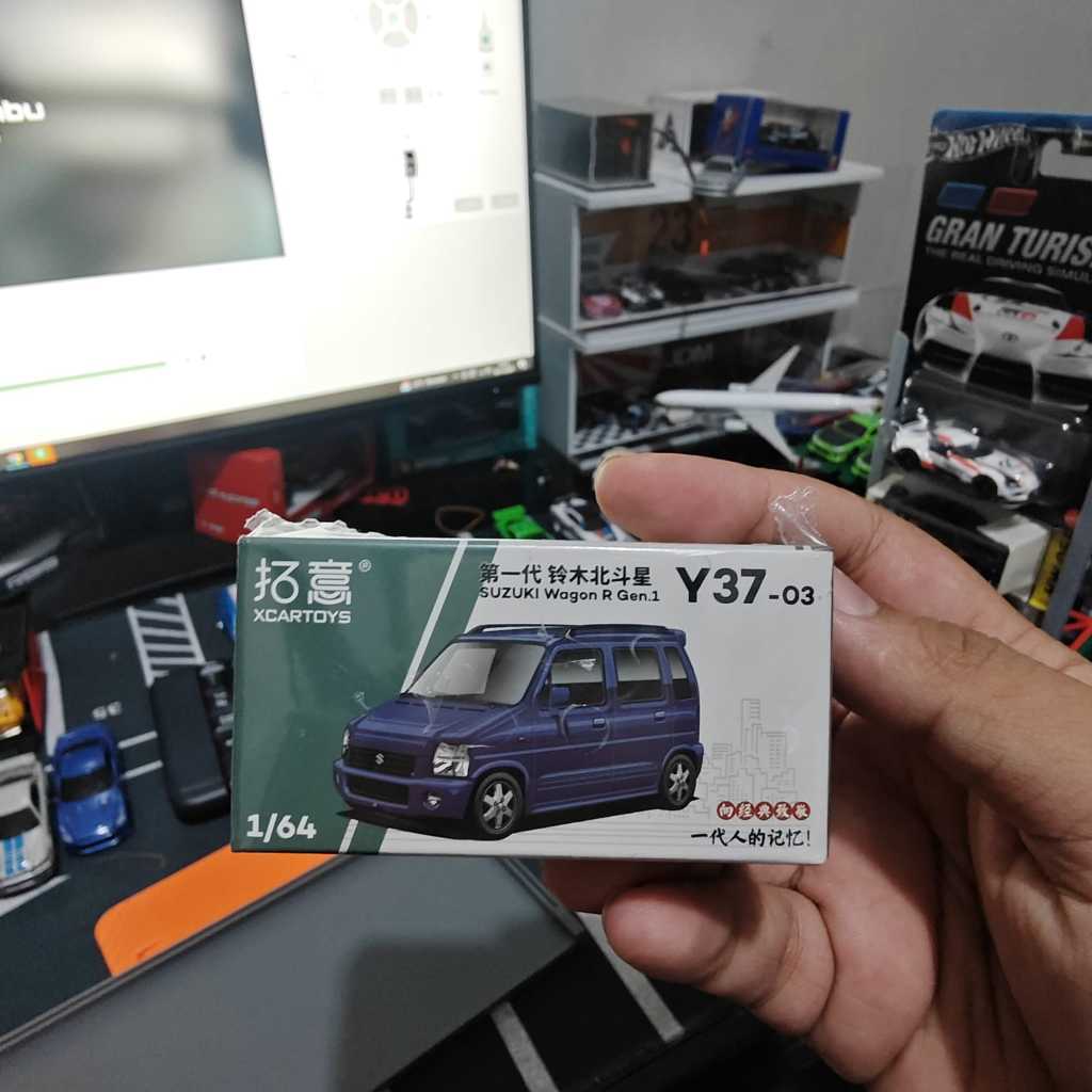 XCARTOYS Suzuki Wagon R Gen.1 Biru Segel