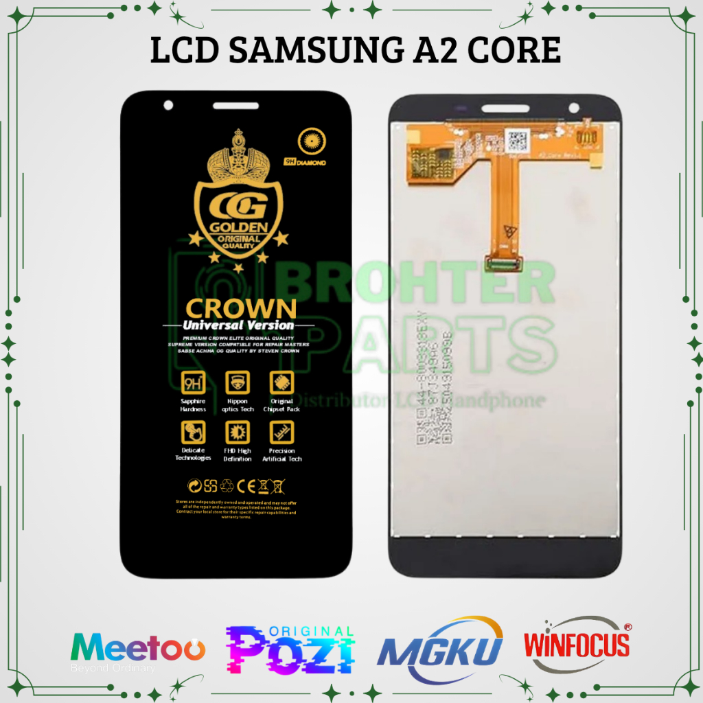 LCD SAMSUNG A2 CORE / (SAMSUNG GALAXY A2 CORE) / A260 TOUCHSCREEN FULLSET COMPLETE ORIGINAL