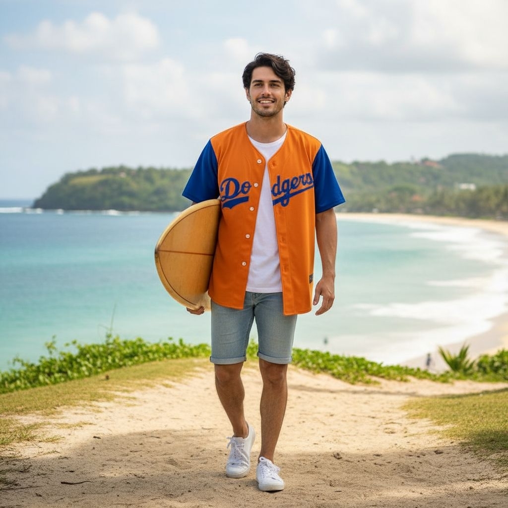 BAJU BASEBALL JERSEY BASEBALL Dodgers