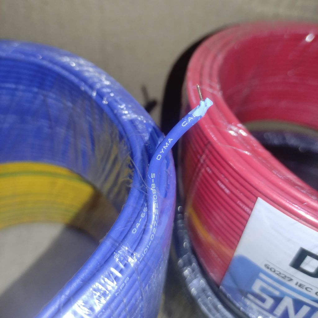 PER ROLL Kabel Listrik NYA DYMA 1x1,5 MM Kabel Listrik Tembaga 50Y SNI