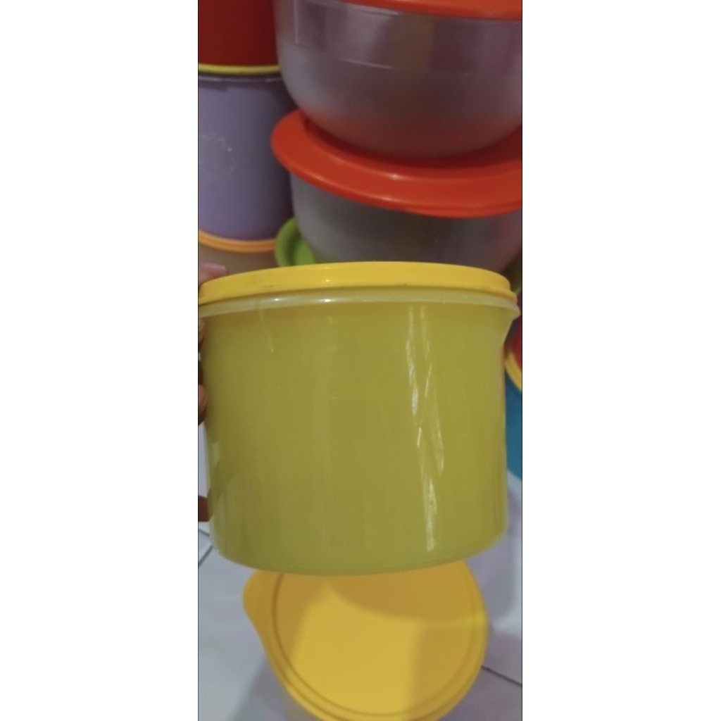 DECO CANISTER / TEXTURE CANISTER S3COND TUPPERWARE