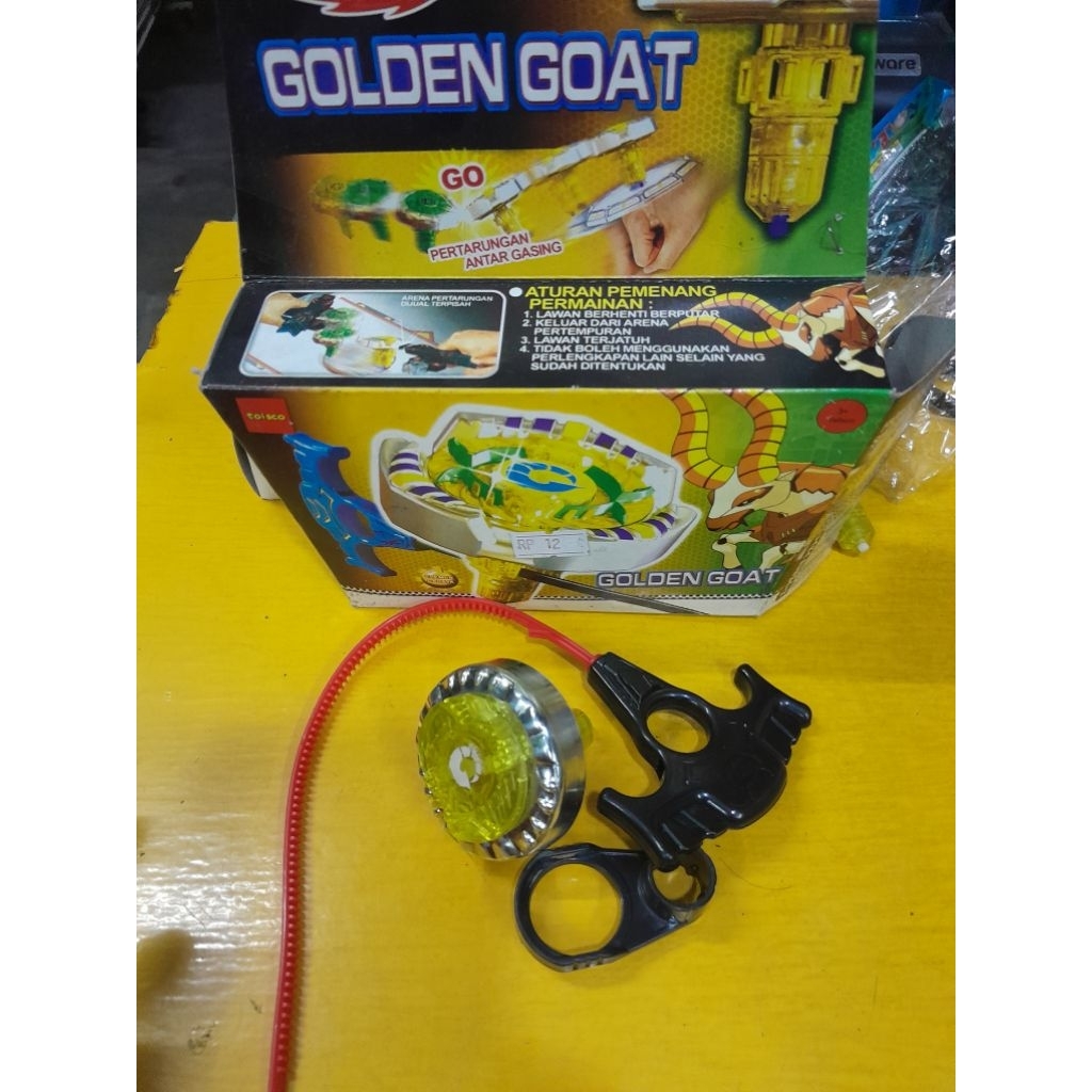 mainan gangsing besi murah meriah brlum di rakit