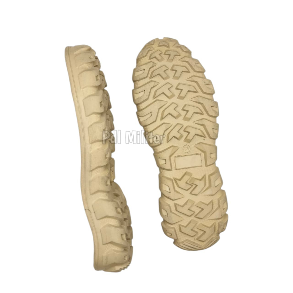 Outsole sepatu warna krem sol sepatu pdl gurun tactical boots terbaru