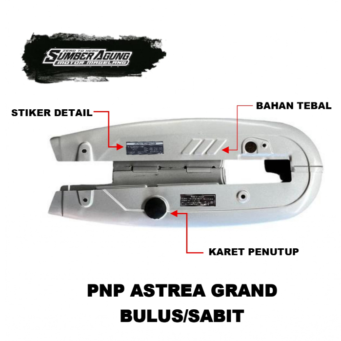 TUTUP RANTAI KATENGKAS KETENGKAS PENUTUP RANTAI HONDA ASTREA GRAND C50 C70 PNP STAR PRIMA C800 hitam