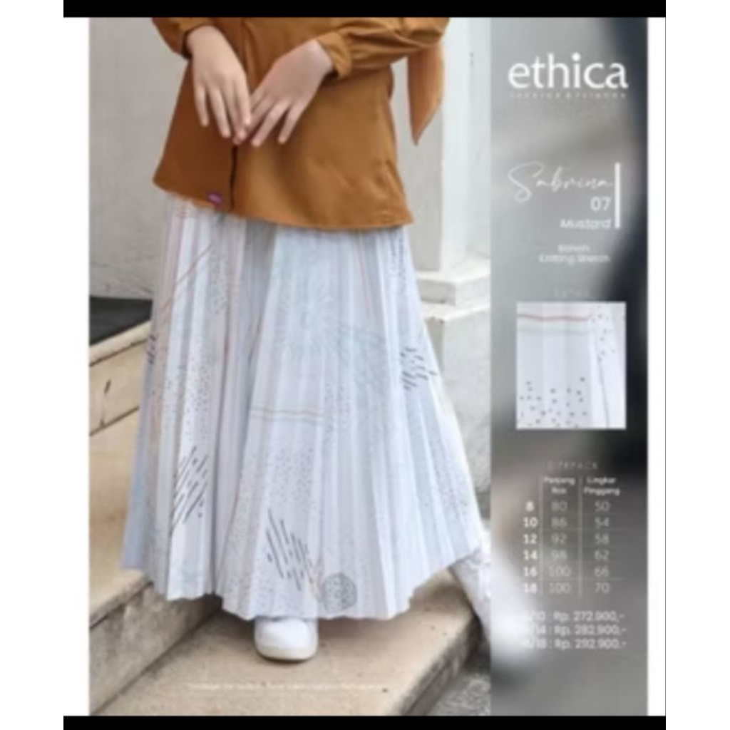 Rok bawahan ethica, Nibras