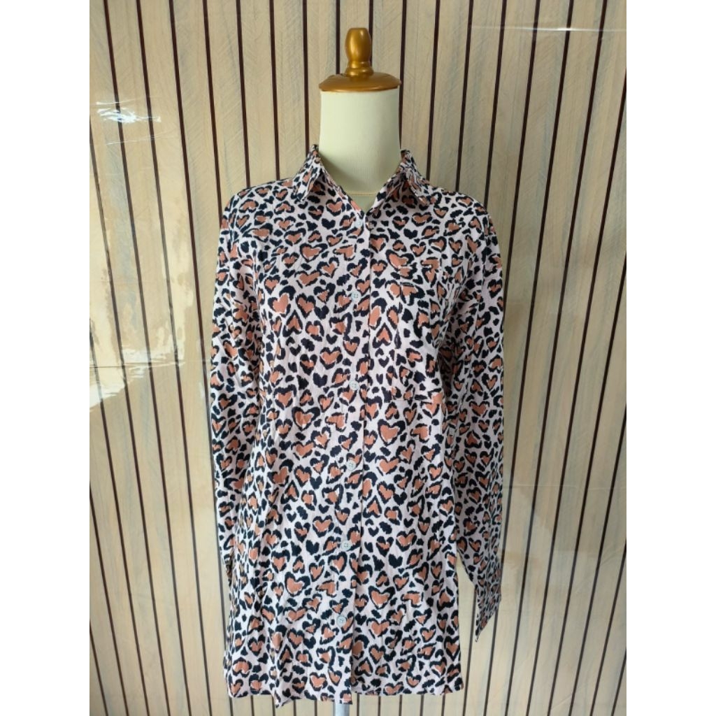 Blouse Atasan Wanita Motif Macan