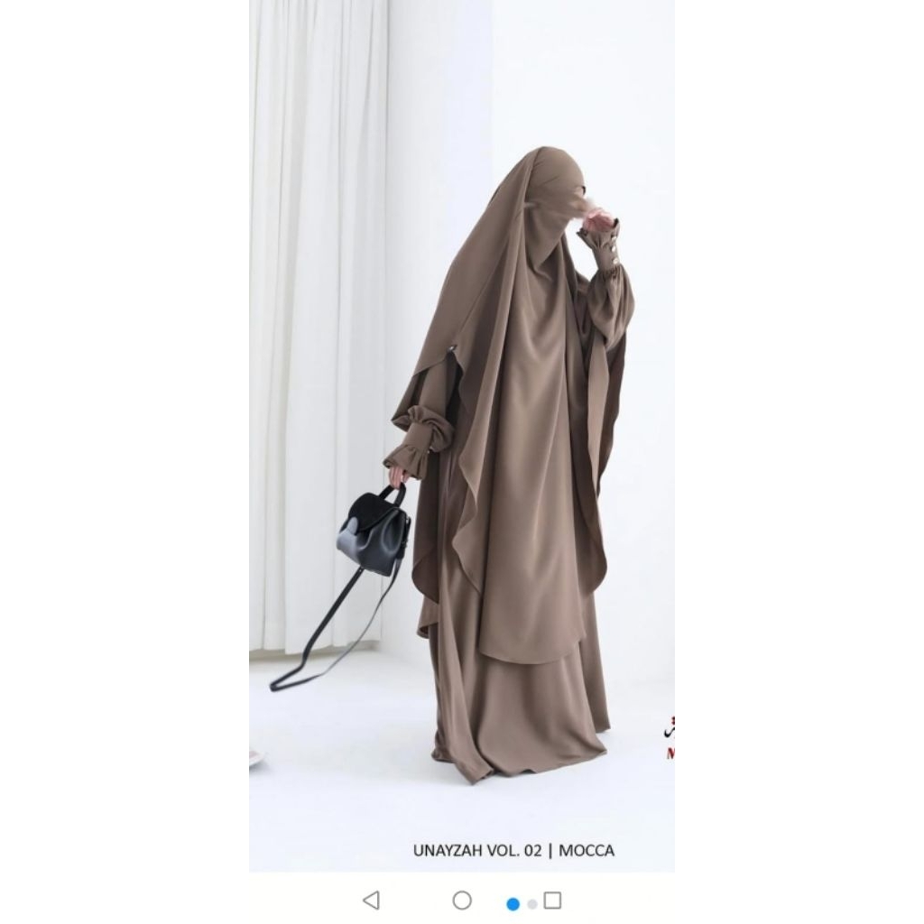 Unayzah Vol 2 Abaya Malikah Set FK