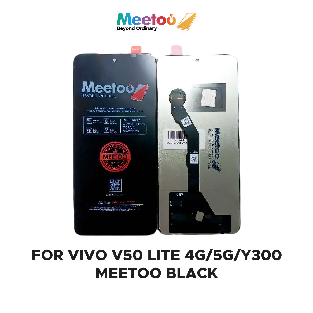 LCD TOUCHSCREEN VIVO V50 LITE 4G/5G/Y300 BLACK - MEETOO