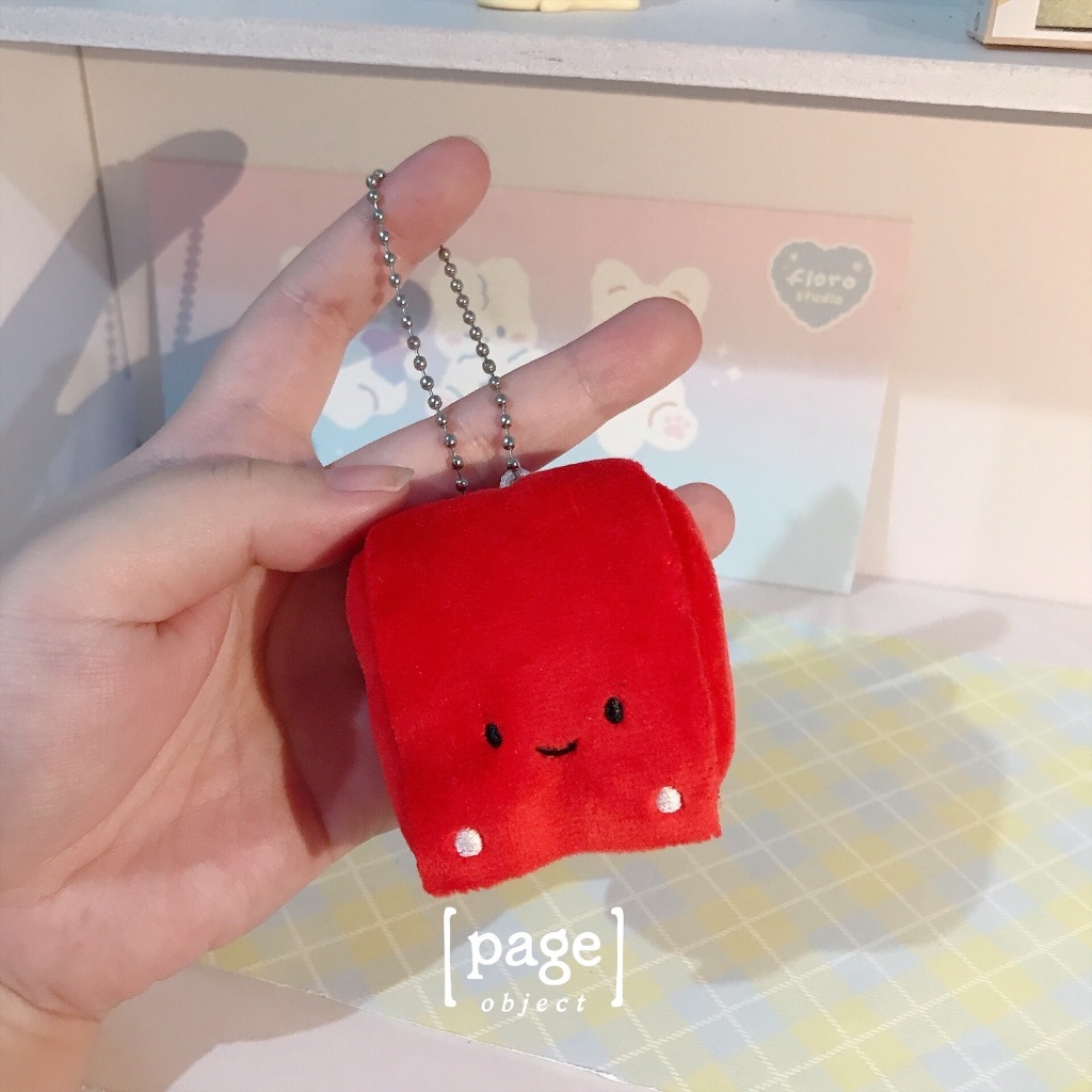 Qualia Stuffs Series (backpack) - Plush Doll Boneka Keyring Ganci Keychain