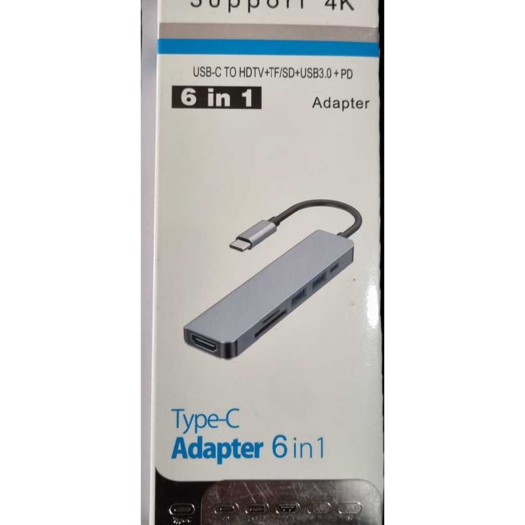 USB Hub Type C 6 In 1