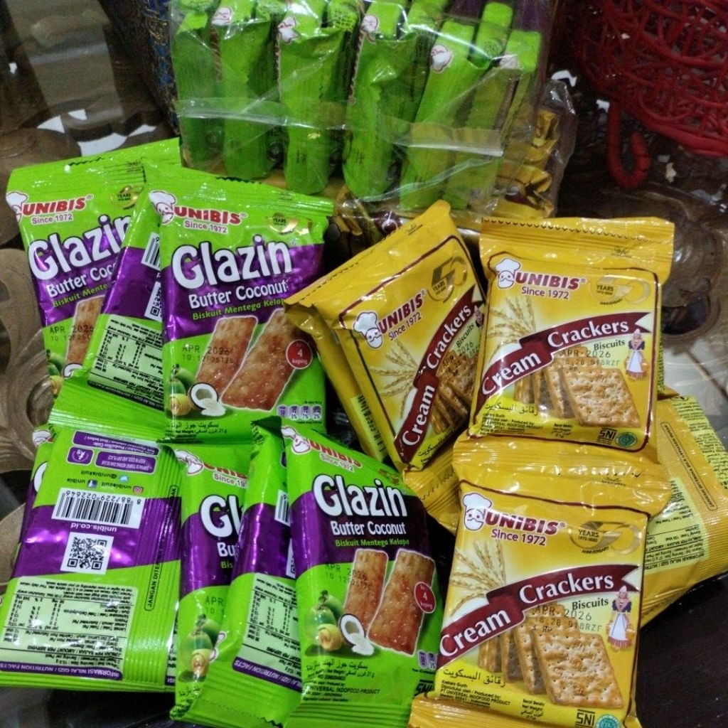 BISKUIT UNIBIS GLAZIN BUTTER COCONUT 10PCS