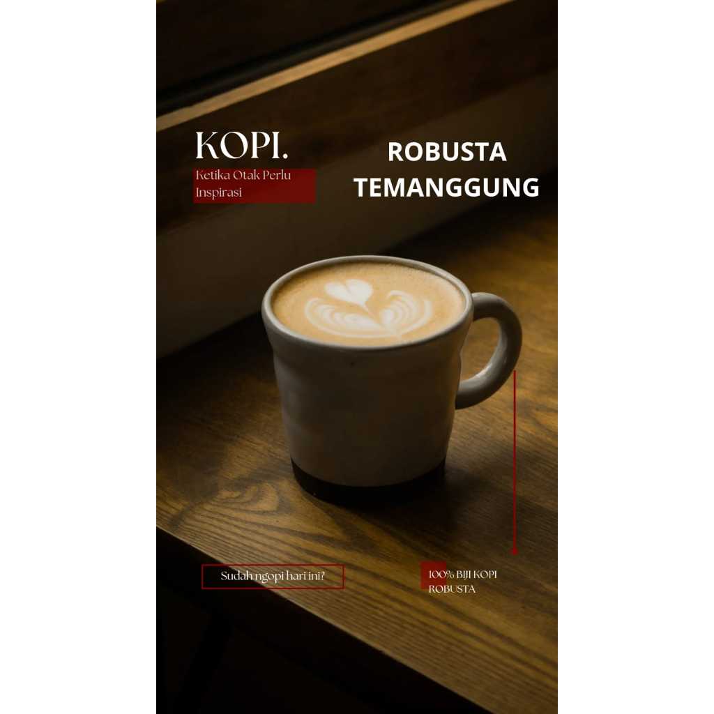 kopi robusta temanggung 1 kg giling halus
