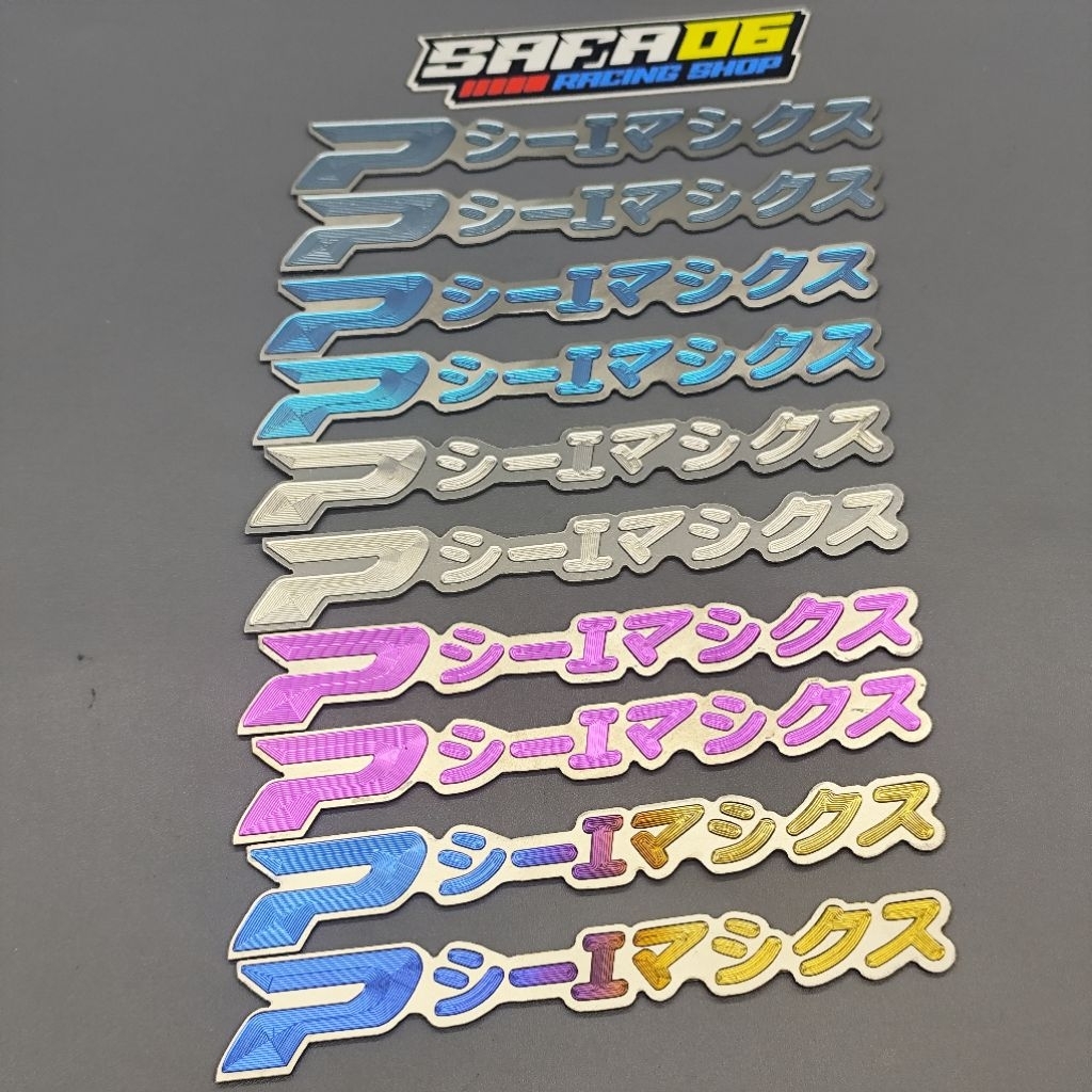 EMBLEM LOGO PCX JAPAN TITANIUM ORIGINAL VIETNAM