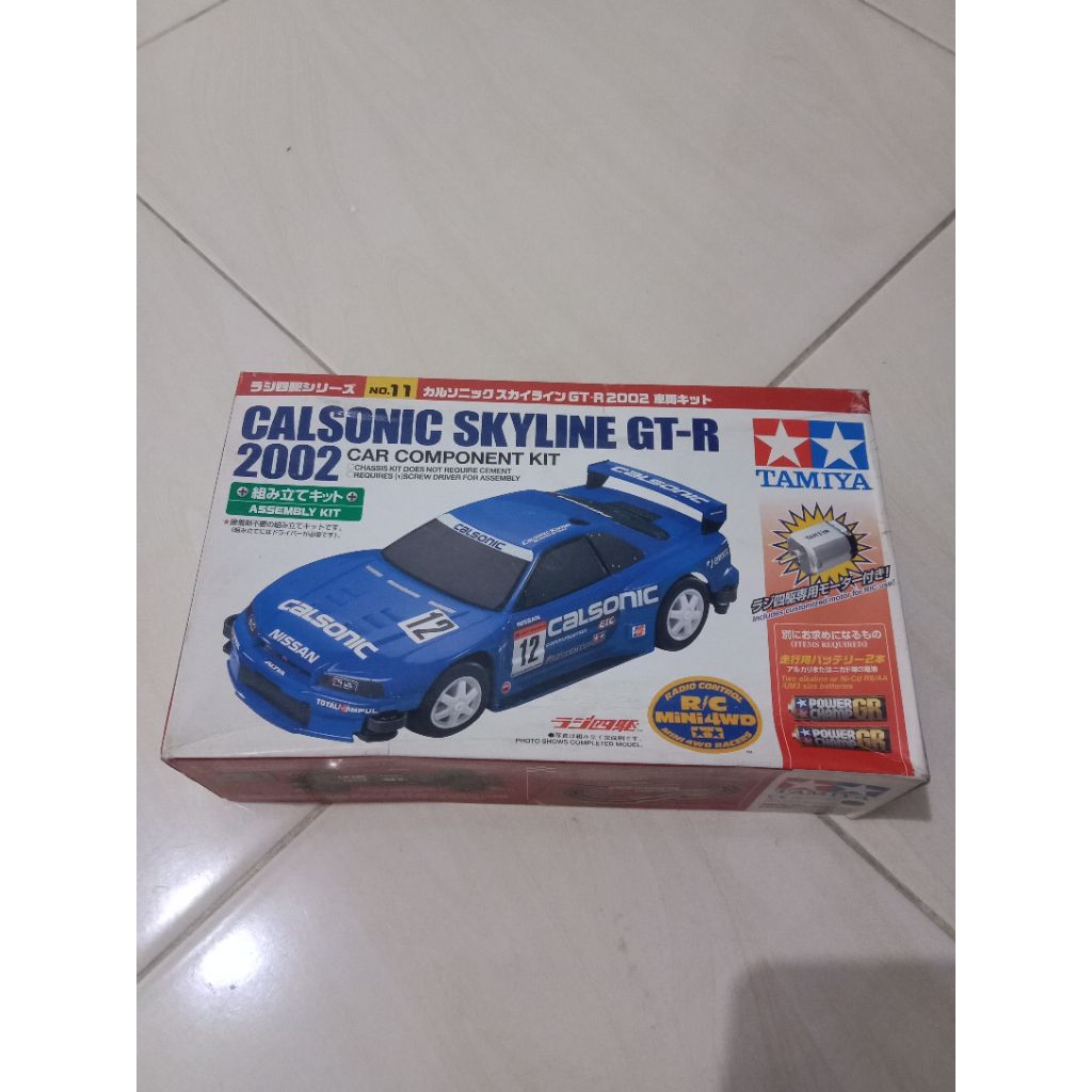 tamiya Nissan calsonic skyline GT-R 2002 RC mini 4wd R/C tamiya calsonic skyline GT-R