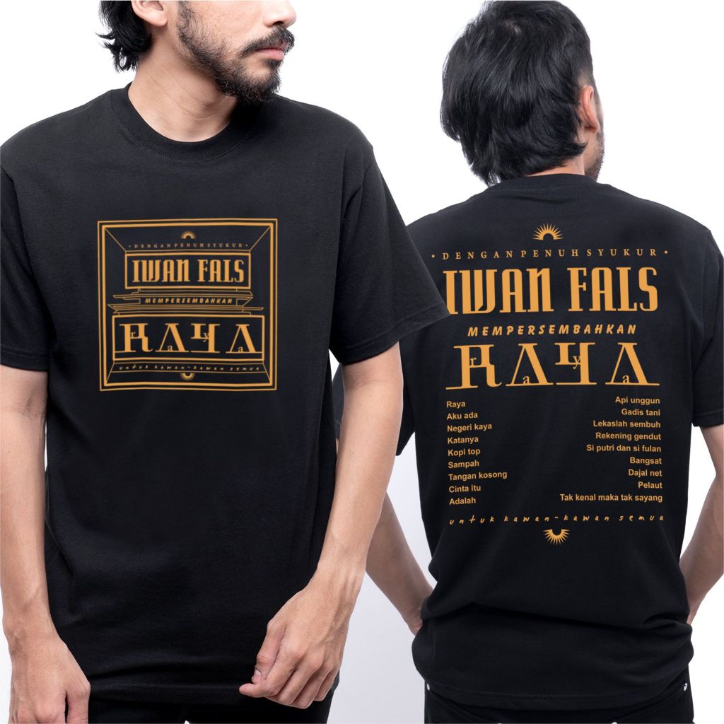 KAOS IWAN FALS RAYA - SABLON DISCHARGE
