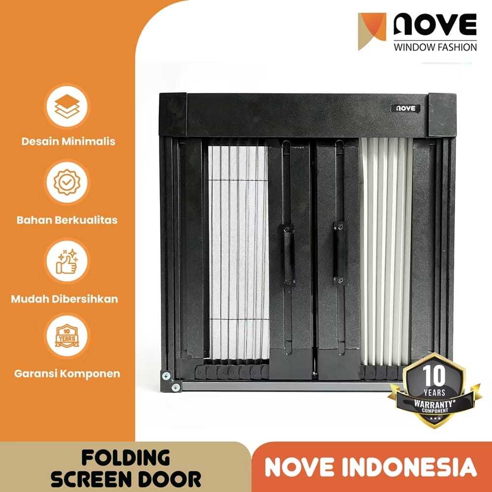 Naralyfe Deco - Nove - Folding Screen Door - Pintu LIpat Mesh Door Anti Serangga