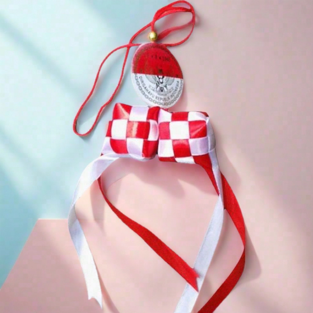 gantungan ketupat logo hut ri