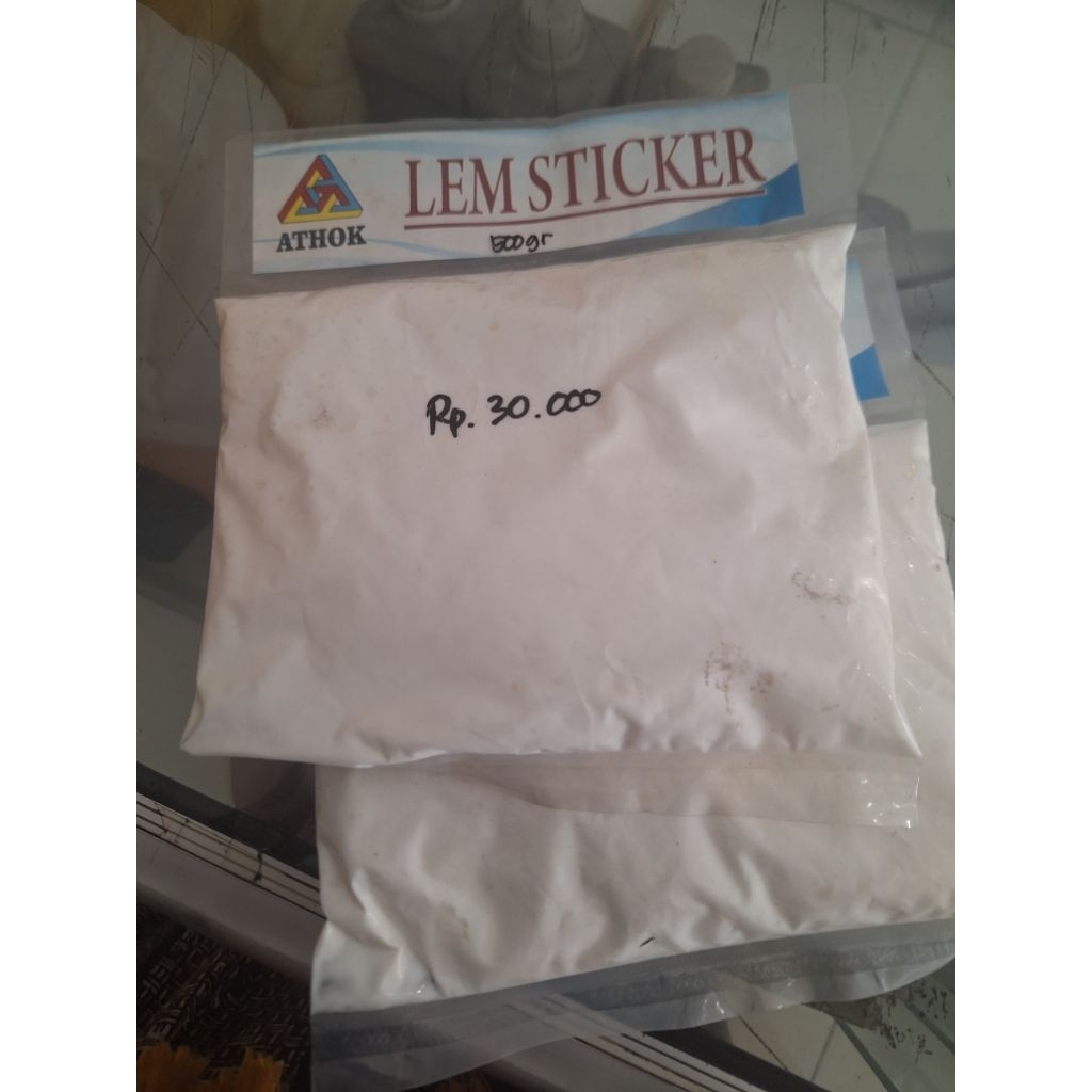 Lem Stiker untuk meja sablon