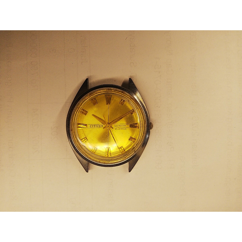 Citizen Newmaster 21 Jewels Mesin Homer Junk Rusak Jam Arloji