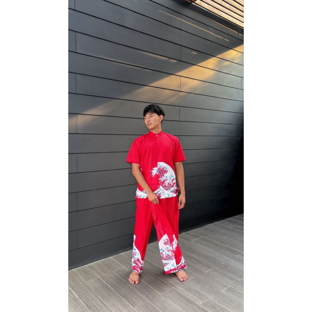 Baju Muslim Dewasa Sarung Celana Kemaja Koko Pria Dewasa