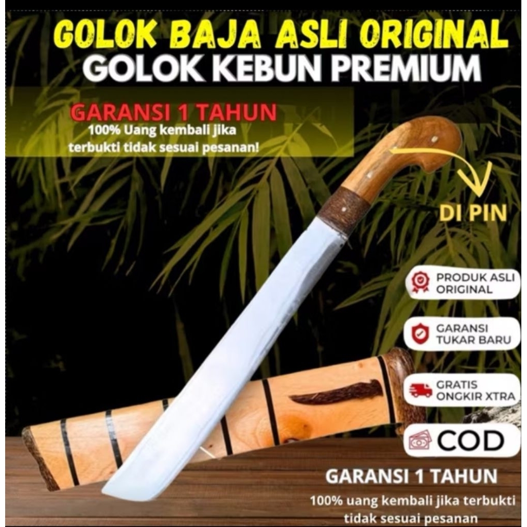 Jawara Pisau - Golok Kebun Baja Multifungsi khas Ciwidey