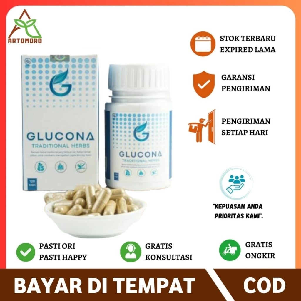 Glucona Obat Diabetes Herbal Alami Solusi Ampuh Atasi Gula Darah Tinggi Yacona