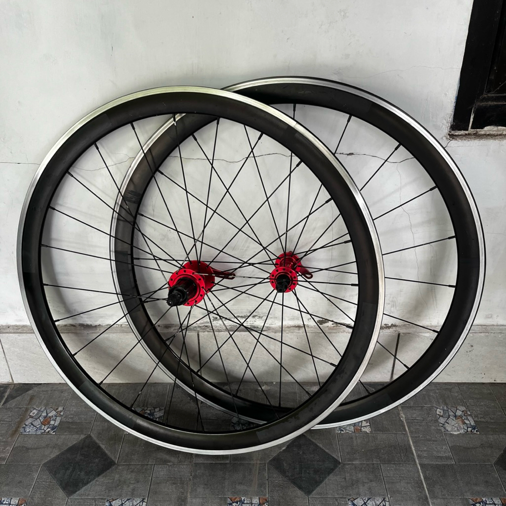 Wheelset Decaf Captiva Rim Brake 700c Bekas