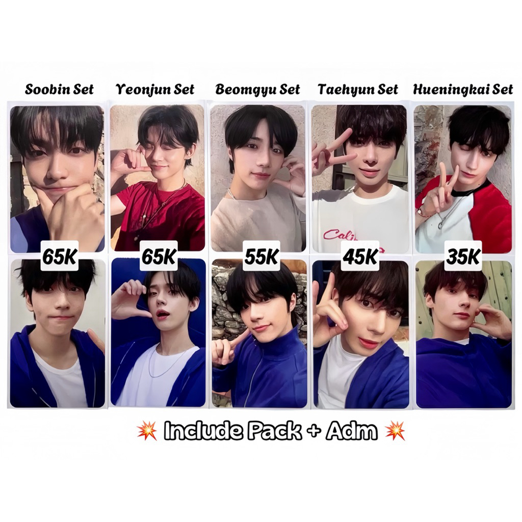 (READY) Album & PC TXT Tomorrow X Together Soobin Yeonjun Beomgyu Taehyun Hueningkai Love Language L