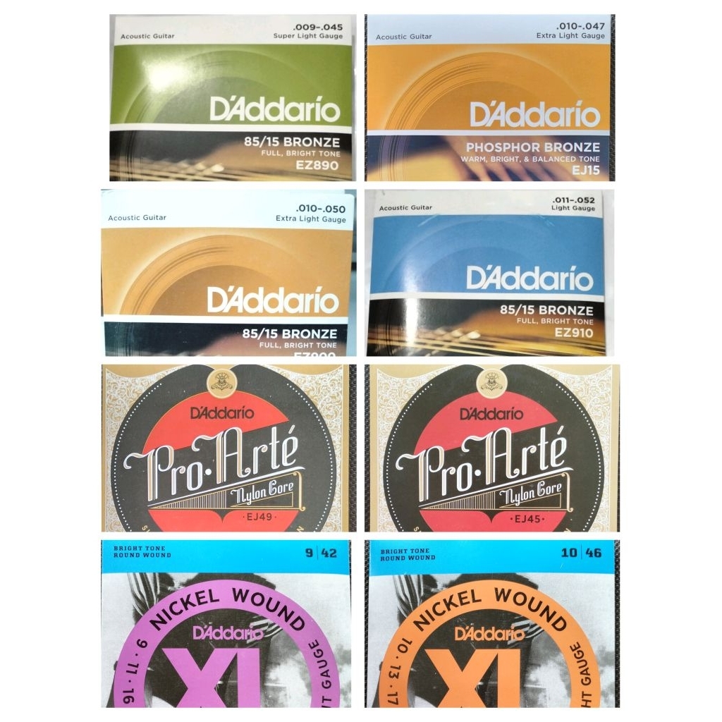 SENAR GITAR ELEKTRIK SENAR GITAR AKUSTIK SENAR GITAR NILON