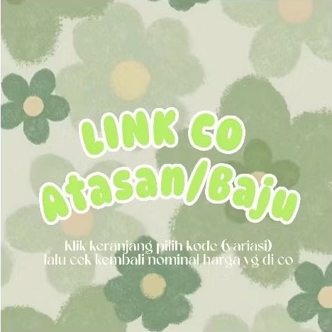 Atasan (baju) 15rb - 35rb