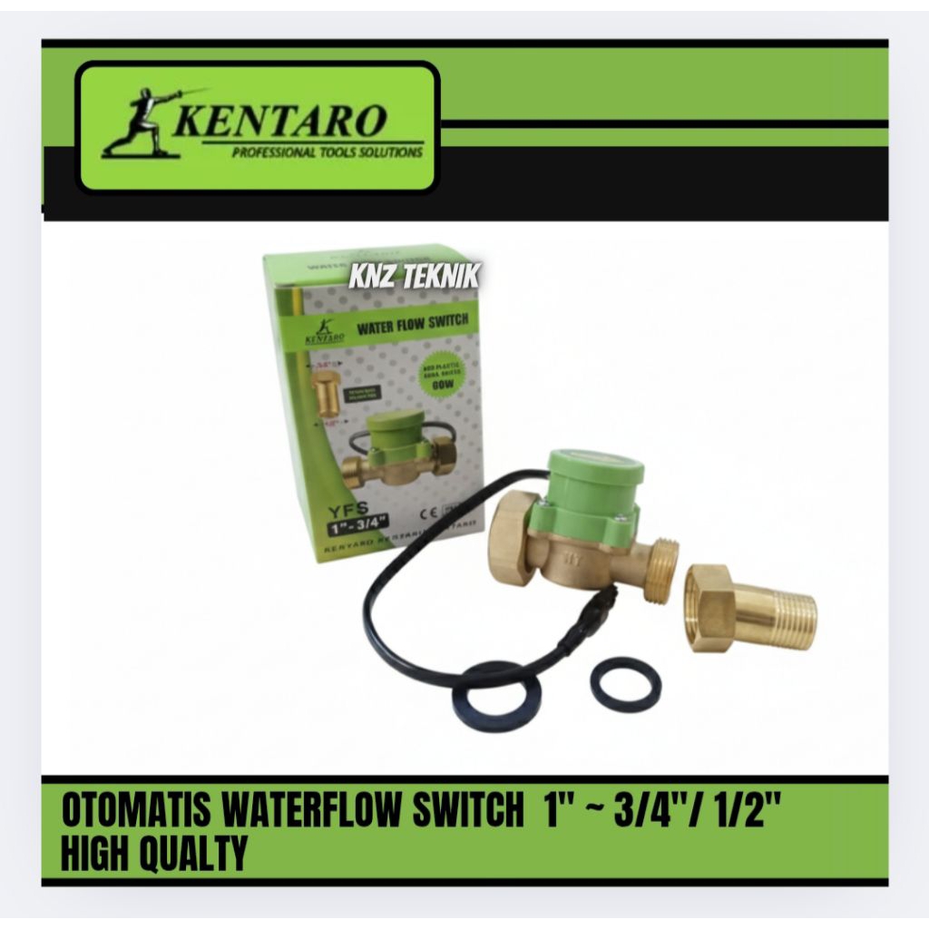 Otomatis Pompa Pendorong WaterFlow Switch 1"- 3/4" /1/2" Kentaro