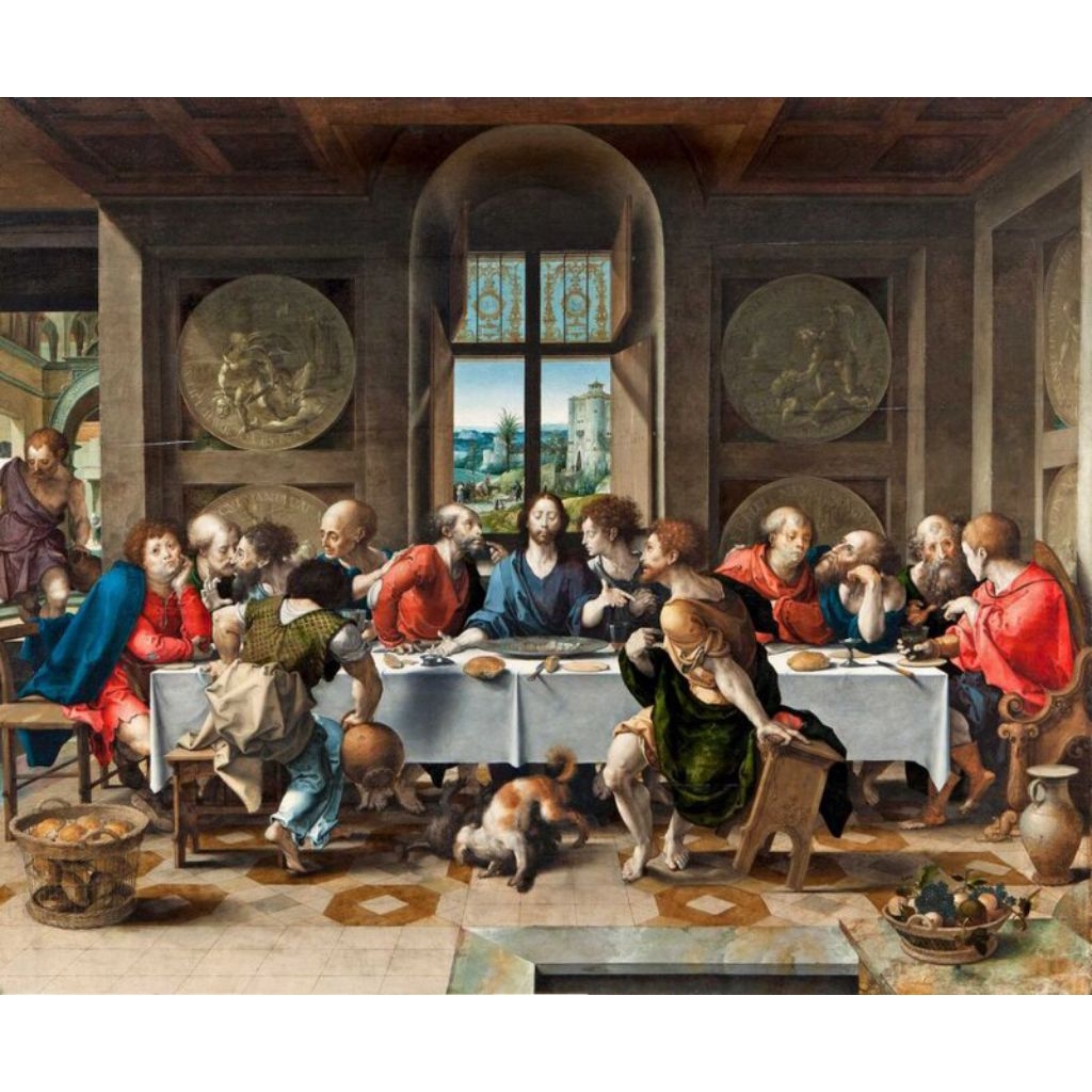 Lukisan Pieter Coecke Van Aelst The Last Supper Painting