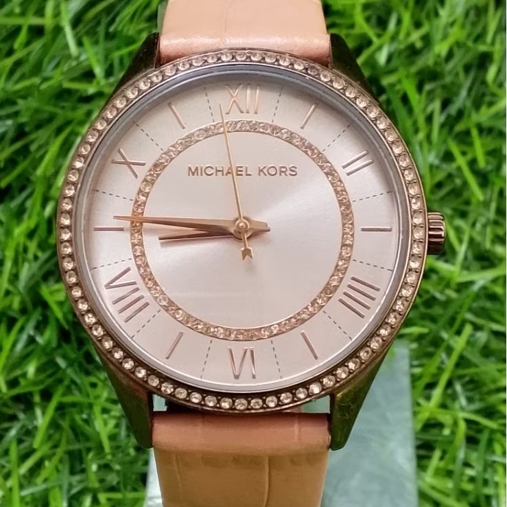 michael kors authentic rosegold ladies watch | jam tangan wanita