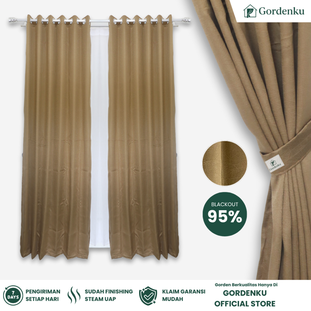 Gordenku - Gorden 9 Gelombang Coklat Muda