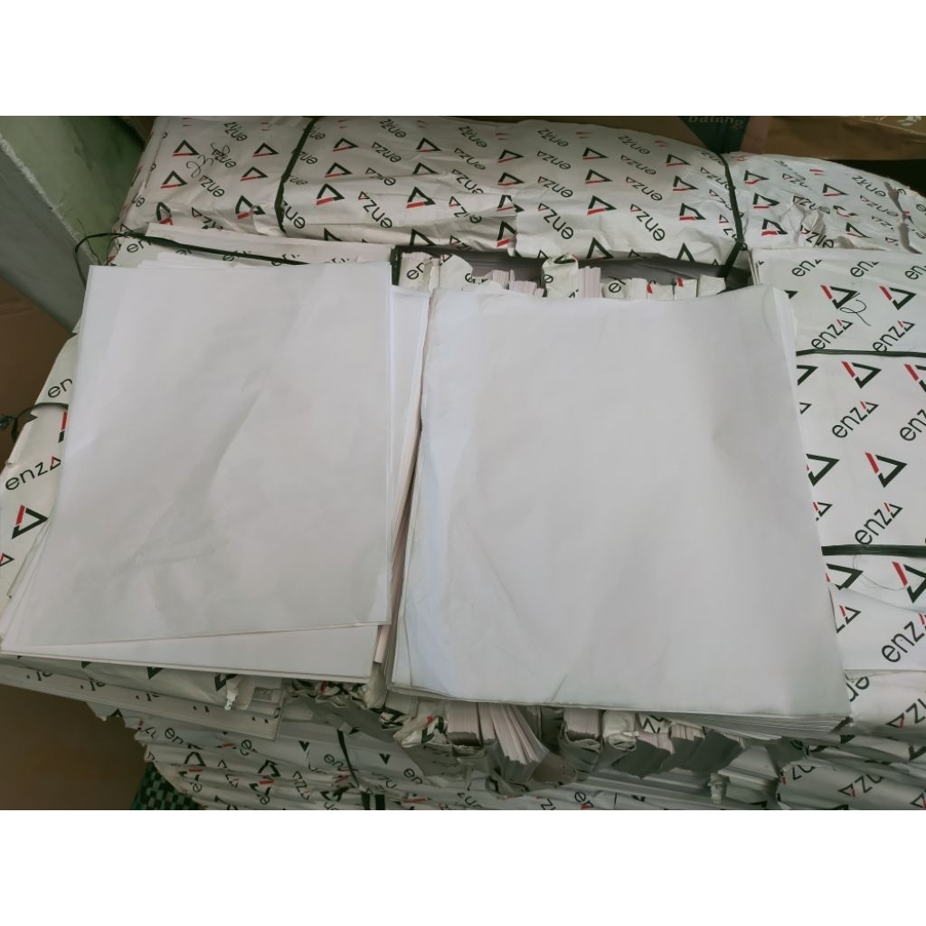 Kertas Putih Baru Bekas potongan Enza Sinar White 30gsm