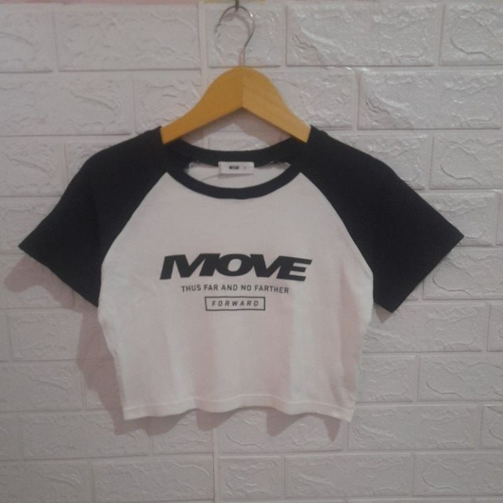 kaos crop anak WEGO LD 88 P 38