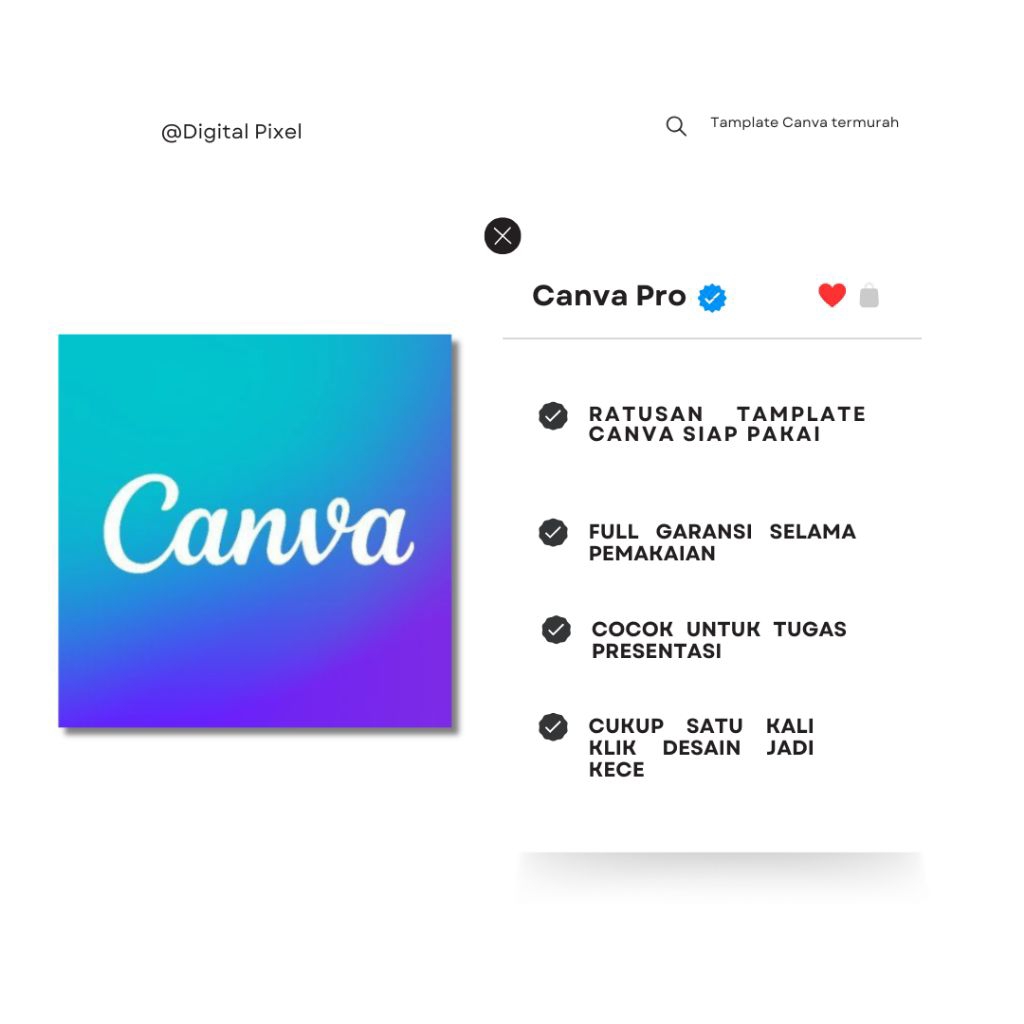 CANVA PRO PREMIUM [1 BULAN/LIFETIME] | 10.000+ Template Siap Pakai | Proses Kilat & Full Garansi