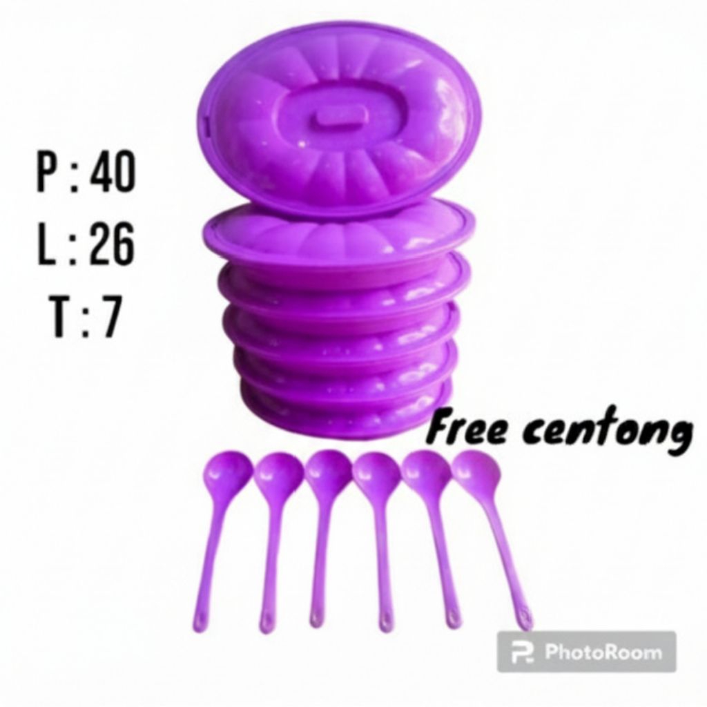 Prasmanan JUMBO OVal plastik PP5 2 warna